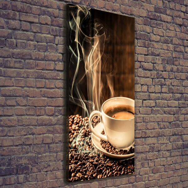 Quadro foto su tela verticale Caffè aromatico
