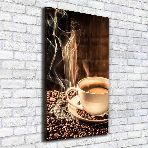 Quadro foto su tela verticale Caffè aromatico