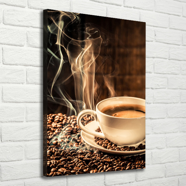 Quadro foto su tela verticale Caffè aromatico