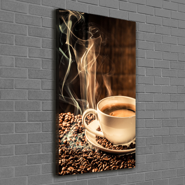 Quadro foto su tela verticale Caffè aromatico