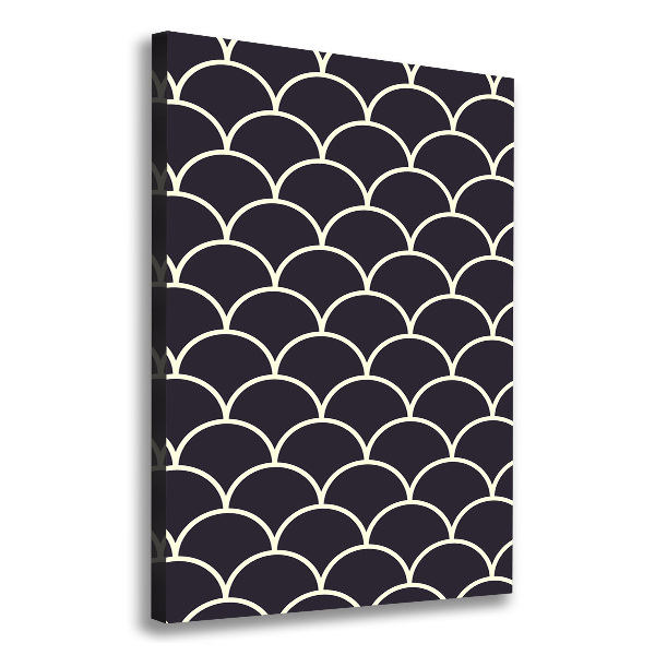 Quadro foto su tela verticale Squame di pesce
