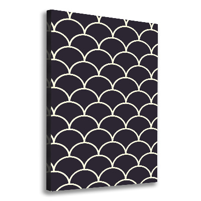 Quadro foto su tela verticale Squame di pesce