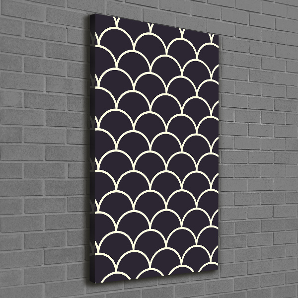 Quadro foto su tela verticale Squame di pesce