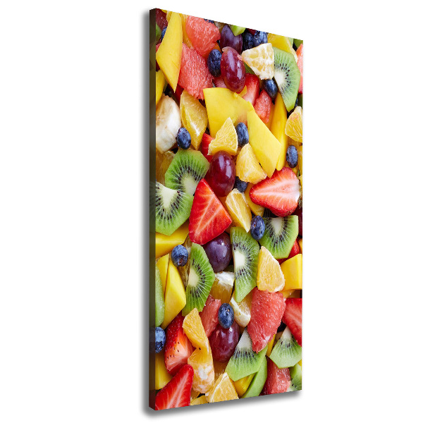 Quadro su tela canvas verticale Frutta a fette
