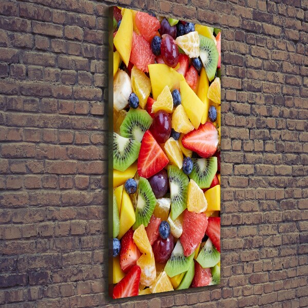 Quadro su tela canvas verticale Frutta a fette
