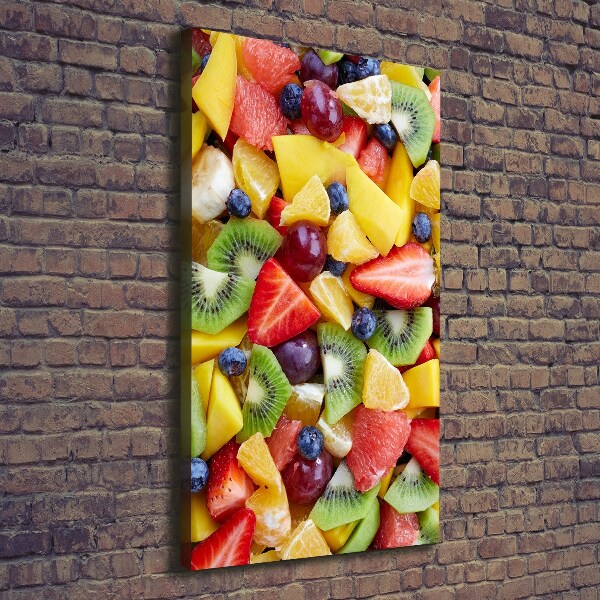 Quadro su tela canvas verticale Frutta a fette