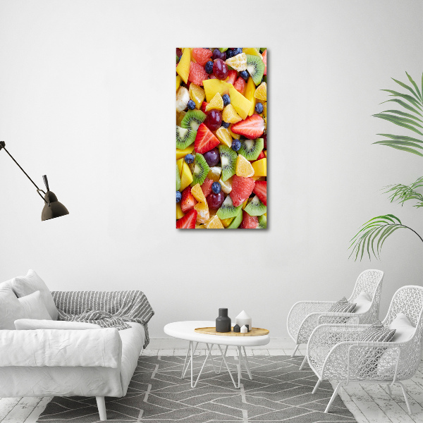 Quadro su tela canvas verticale Frutta a fette