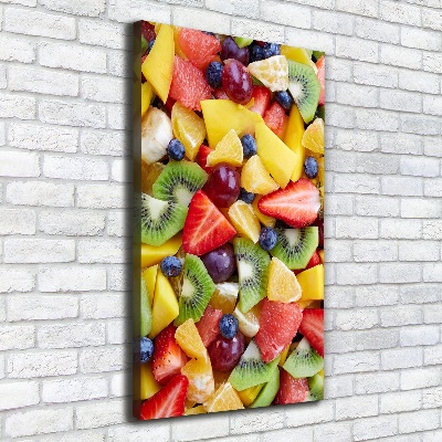Quadro su tela canvas verticale Frutta a fette