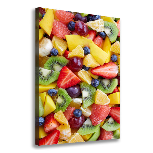 Quadro su tela canvas verticale Frutta a fette
