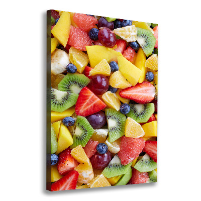 Quadro su tela canvas verticale Frutta a fette
