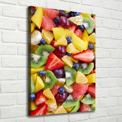 Quadro su tela canvas verticale Frutta a fette