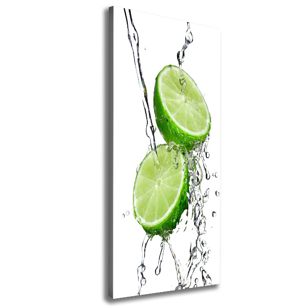 Stampa quadro su tela verticale Lime