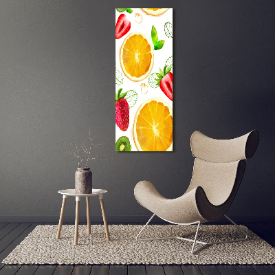 Quadro foto su tela verticale Frutta