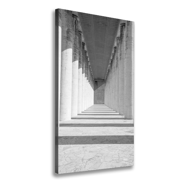 Stampa quadro su tela verticale Corridoio