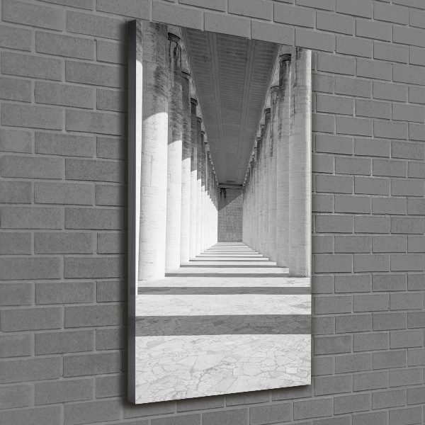 Stampa quadro su tela verticale Corridoio