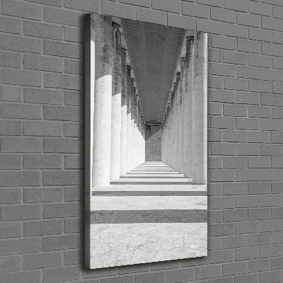 Stampa quadro su tela verticale Corridoio