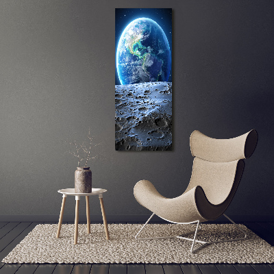 Quadro su tela canvas verticale Pianeta Terra