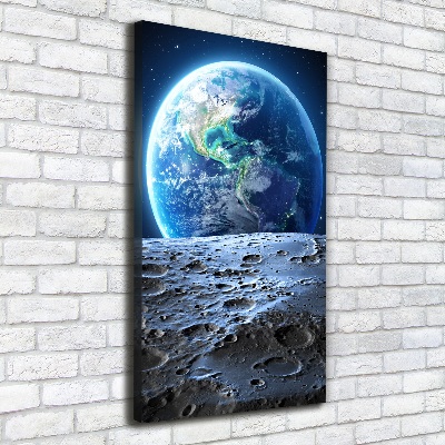 Quadro su tela canvas verticale Pianeta Terra