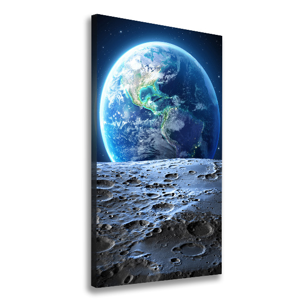 Quadro su tela canvas verticale Pianeta Terra