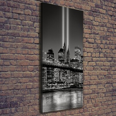 Quadro foto su tela verticale Manhattan, New York