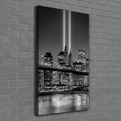Quadro foto su tela verticale Manhattan, New York