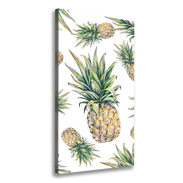 Quadro su tela canvas verticale Ananas