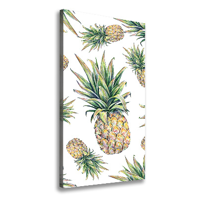 Quadro su tela canvas verticale Ananas
