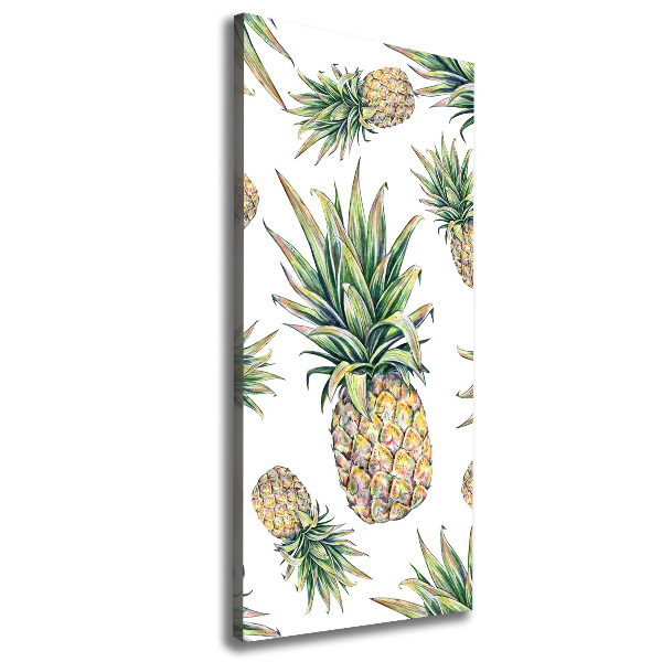 Quadro su tela canvas verticale Ananas