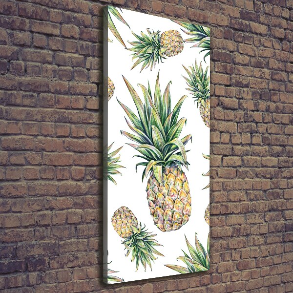 Quadro su tela canvas verticale Ananas