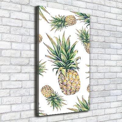 Quadro su tela canvas verticale Ananas