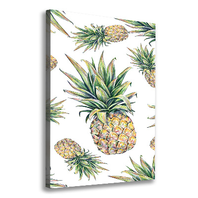 Quadro su tela canvas verticale Ananas