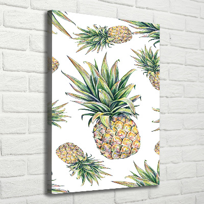 Quadro su tela canvas verticale Ananas