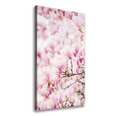 Quadro su tela canvas verticale Fiori di magnolia