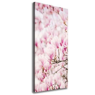 Quadro su tela canvas verticale Fiori di magnolia