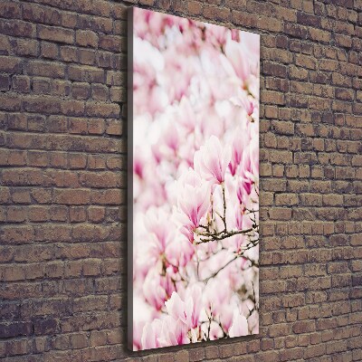 Quadro su tela canvas verticale Fiori di magnolia