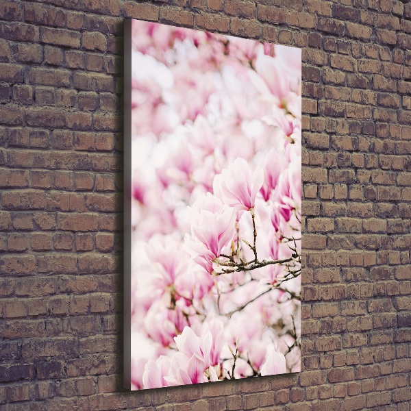 Quadro su tela canvas verticale Fiori di magnolia
