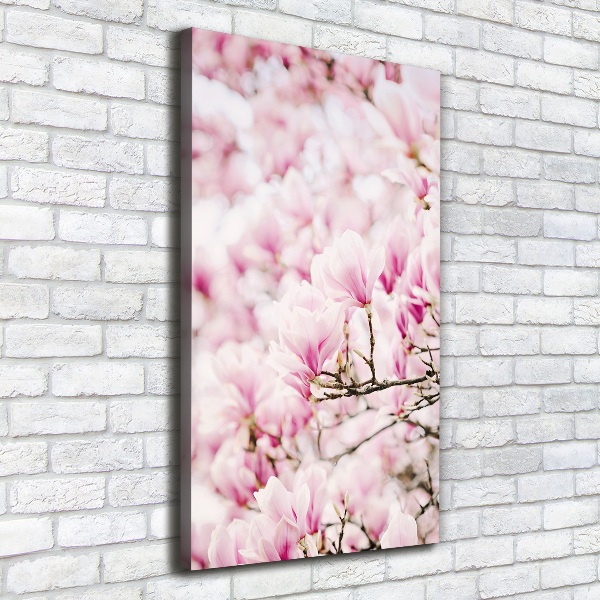 Quadro su tela canvas verticale Fiori di magnolia