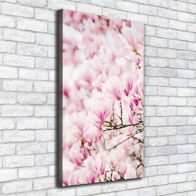 Quadro su tela canvas verticale Fiori di magnolia