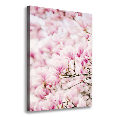Quadro su tela canvas verticale Fiori di magnolia