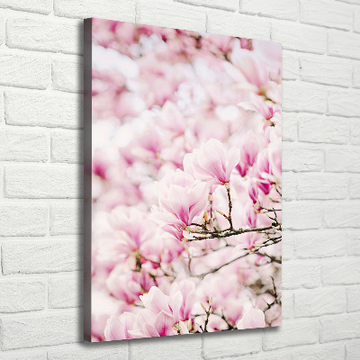 Quadro su tela canvas verticale Fiori di magnolia