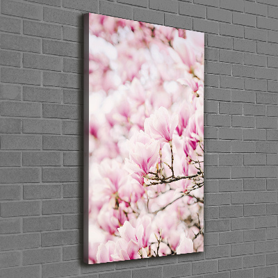 Quadro su tela canvas verticale Fiori di magnolia