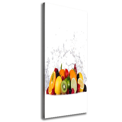 Quadro foto su tela verticale Frutta