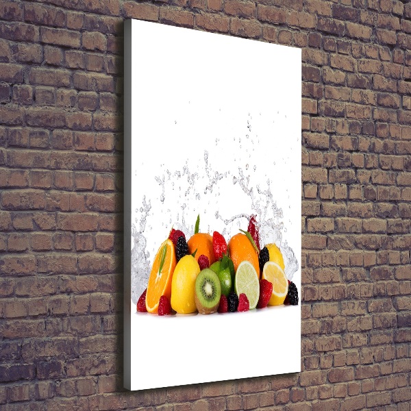 Quadro foto su tela verticale Frutta