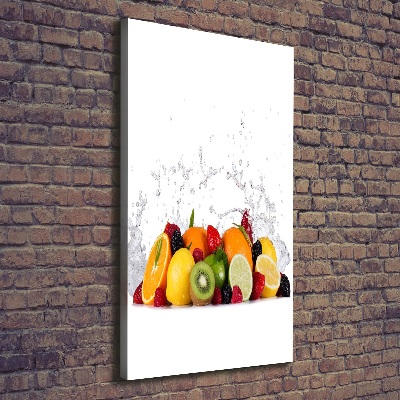 Quadro foto su tela verticale Frutta