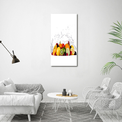 Quadro foto su tela verticale Frutta