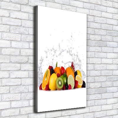 Quadro foto su tela verticale Frutta