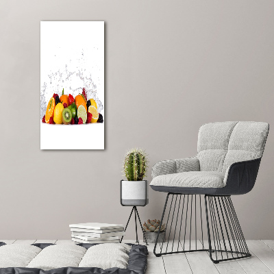 Quadro foto su tela verticale Frutta