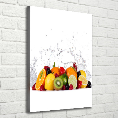 Quadro foto su tela verticale Frutta