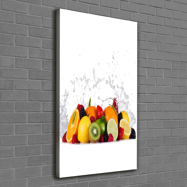 Quadro foto su tela verticale Frutta