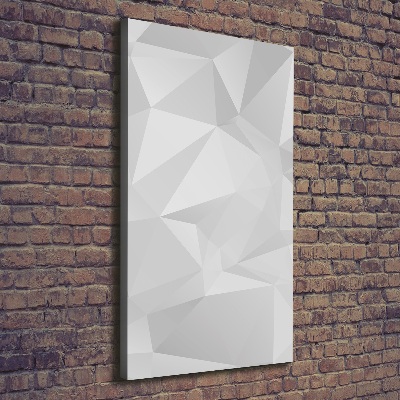 Quadro su tela canvas verticale Triangoli astratti